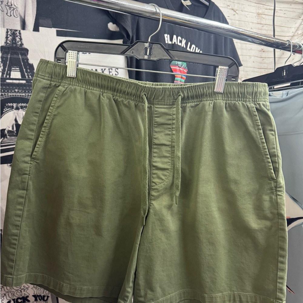 GAP Olive Green Flat Front Shorts